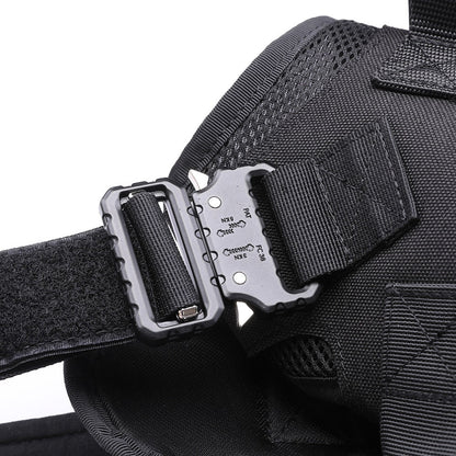 Harnais chien tactique en nylon anti-traction
